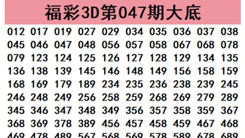 【彩运奇缘】第042期3D彩神预测：独门定胆码3，揭秘中奖密码！
